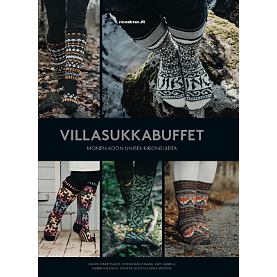 Villasukkabuffet - monen koon unisex-kirjoneuleita