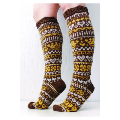 Ystävänpäiväsukat 2019 ohje, FIN