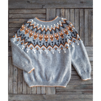 Kettujuttu (lasten) kaarrokeneule ohje, FIN