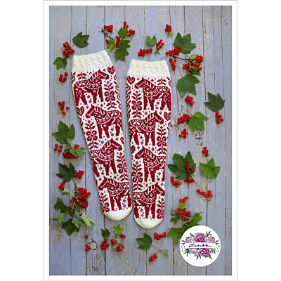 Elli Ilona -sukat ohje, FIN