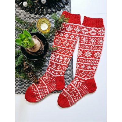 Joulukalenterisukat By Jonna ohje, FIN