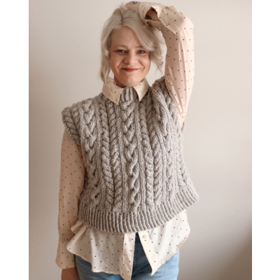 Luna-neuleliivi ohje, FIN