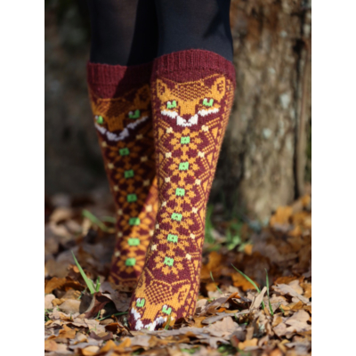 Magical Fox Socks (knee length)