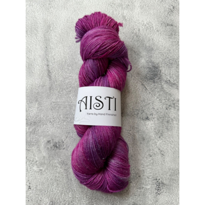 Aisti Sparkly 4ply Sock, 100 g / 400 m, Berrysmoothie