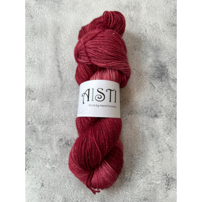 Aisti Sparkly 4ply Sock, 100 g / 400 m, Red Currant Juice
