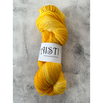 Aisti Sparkly 4ply Sock, 100 g / 400 m, Banana
