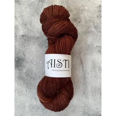 Aisti Sparkly 4ply Sock, 100 g / 400 m, Coffee