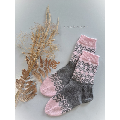 Kirsikka-sukat ohje, FIN